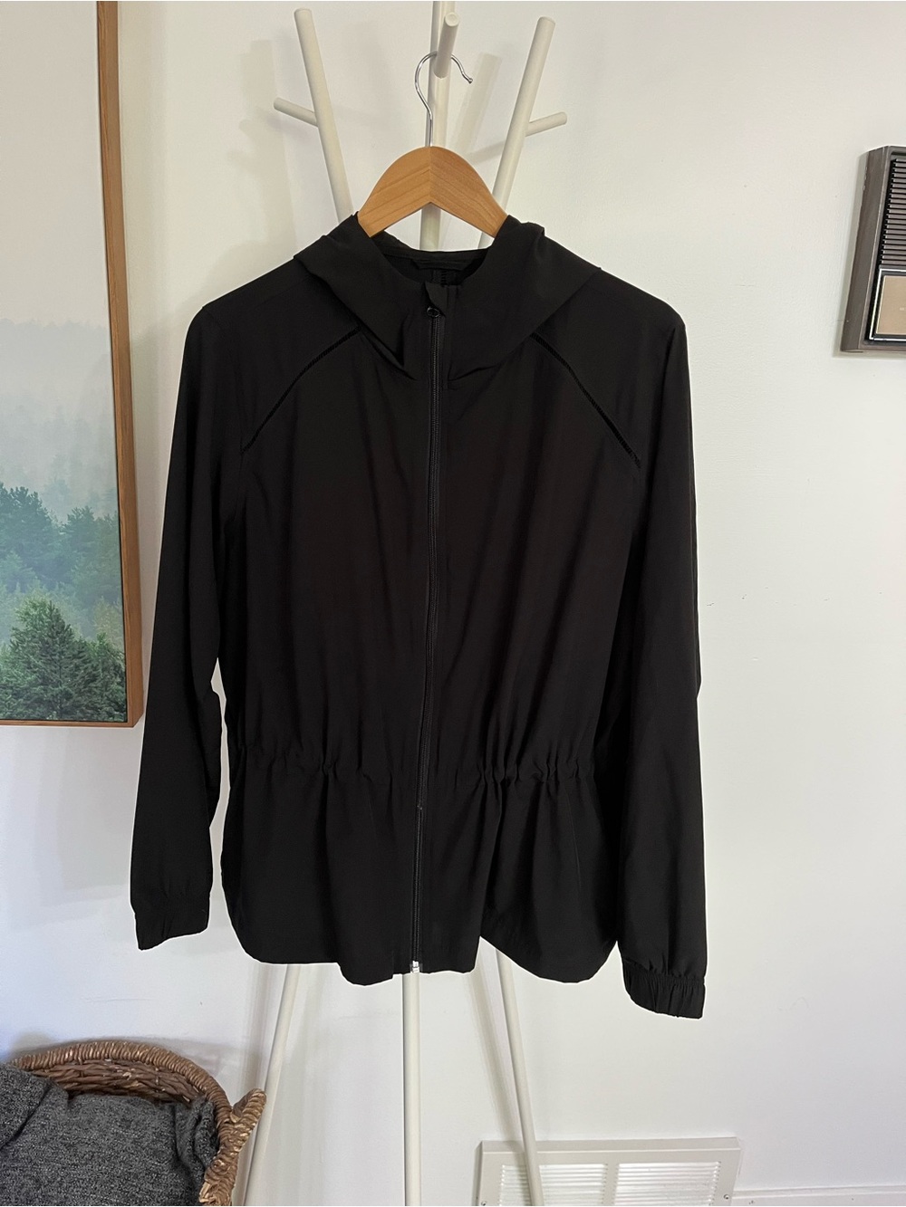 Joe Fresh Black Hooded Jacket